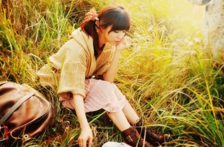 好看的森系女生伤感图片大全